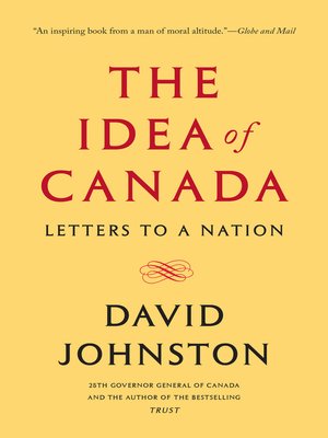 cover image of The Idea of Canada